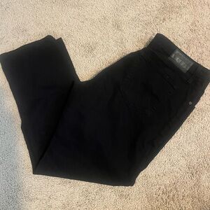AG Adriano Goldschmidt | The Graduate Tailored Leg - Brushed Black jeans 38x32